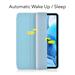 Devia puzdro Leather Case with Pencil Slot pre iPad 10.9" 2022 10th gen - Light Blue 6938595378287