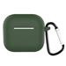 Devia puzdro Silicone Suit Case pre Apple AirPods 3 - Dark Green 6938595351112