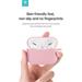 Devia puzdro Silicone Suit Case pre Apple AirPods Pro 2 - White 6938595378577