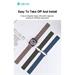 Devia remienok Deluxe Magnetic Fiber Watch Band 44/45/46mm - Black 6942297104617