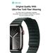 Devia remienok Deluxe Magnetic Fiber Watch Band 44/45/46mm - Black 6942297104617