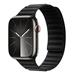 Devia remienok Deluxe Magnetic Fiber Watch Band 44/45/46mm - Black 6942297104617