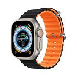 Devia remienok Deluxe Series Sport6 Silicone Two-tone Band 40/41mm - Black/Orange 6938595381591