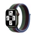 Devia remienok Nylon Braided Two-Tone Loop pre Apple Watch 40/41mm - Eucalyptus Green 6938595364679