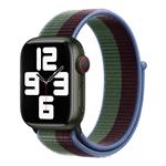 Devia remienok Nylon Braided Two-Tone Loop pre Apple Watch 44/45/49mm - Eucalyptus Green 6938595364723