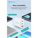 Devia sieťová nabíjačka Extreme Speed GaN PD 2x USB-C/USB-A 65W - White 6942297111615
