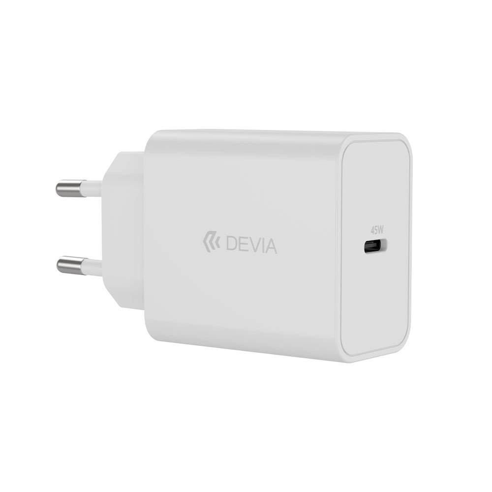 Devia sieťová nabíjačka Rocket Series PD Quick Charger 45W - White 6942297112889