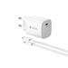 Devia sieťová nabíjačka Ultra6 PD Dynamic Charger 40W (Max 60W) + Cable - White 6942297141292