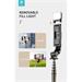 Devia Tripod Stand Multi-function Selfie Bar With Fill-In Light - Black 6938595362194