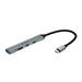 Devia USB-C Hub Lite 4 in 1 EC707 - Deep Gray 6942297129412