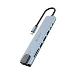 Devia USB-C Hub Pro 8 in 1 EC706 - Deep Gray 6942297125902