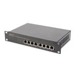 DIGITUS 10 palcový 8 portový gigabitový Ethernet PoE + přepínač, L2 + management DN-95331