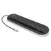 Digitus 12portová dokovací stanice USB-C, šedá, HDMI, VGA, 2x USB-C, 4x USB-A, RJ45, 1x 3,5 mm, SD / MicroSD DA-70888