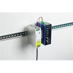 DIGITUS 24 V DC, 5 A, 120 W, AC-DC, Průmyslový napájecí zdroj pro montáž na DIN lištu, kovové pouzdro DN-PWR-STD-12024