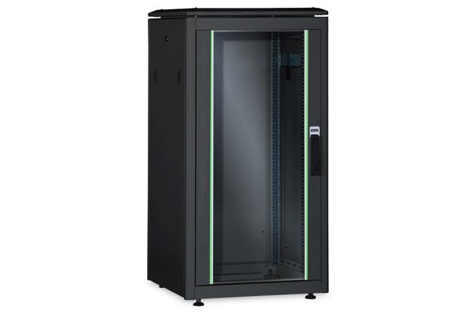 DIGITUS 26U síťový rack, Unique Series 1342x800x1000 mm, černá barva (RAL 9005) DN-19 26U-8/10-B-1