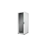 DIGITUS 42U 19'' Free Standing Network Cabinet, 2010x800x800 mm, color grey RAL 7035, with glass front d DN-19 42U-8/8-D