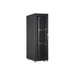 DIGITUS 42U server cabinet, 1970x600x1000 mm, color black RAL 9005 perforated door DN-19 SRV-42U-B-1