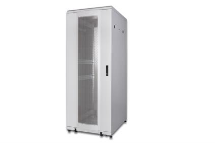 DIGITUS 42U server cabinet, 1970x800x1000 mm, color grey RAL 7035 perforated door DN-19 SRV-42U-8-N-1