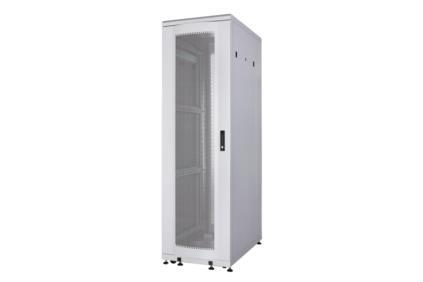 DIGITUS 47U server cabinet, 2192x600x1000 mm, color grey RAL 7035 perforierte Tür DN-19 SRV-47U-N