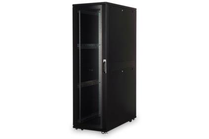 DIGITUS 47U server cabinet, 47Ux600x1200 mm, color black RAL 9005 DN-19 SRV-47U-6/12B