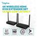 DIGITUS 4K/60Hz Wireless HDMI KVM Extender Set, 100m, black DS-55360
