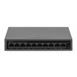 DIGITUS 8+2 Port FE PoE Switch 8 Port PoE 802.3at, 10/100 Mbps DN-95354