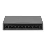 DIGITUS 8+2 Port GE PoE Switch 8 Port PoE 802.3at, 10/100/1000 Mbps + 2 Port GE DN-95357