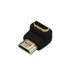 Digitus adaptér, HDMI(M) na HDMI(F), kolmý, v1.4(w/ethernet)