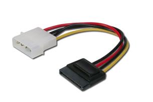 Digitus adaptér, Molex(4pin) na SATA-15pin M/F