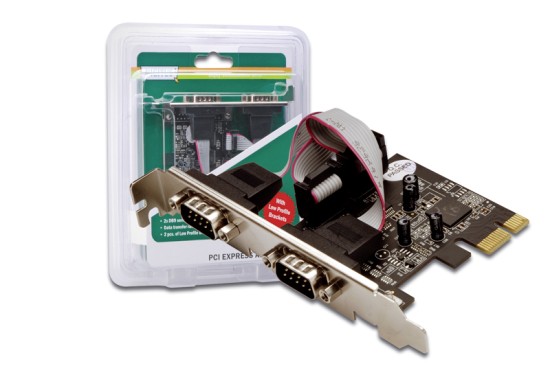 Digitus Adaptér PCI Express x1 2xseriový port, +low profile DS-30000-1