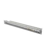 Digitus Blank Patch Panel, 24 port, stíněný, 1U, šedý DN-91410