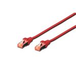 Digitus CAT 6 S-FTP patch cable, Cu, LSZH AWG 27/7, length 7 m, color red DK-1644-070/R