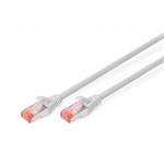 DIGITUS CAT 6 S-FTP patch cord, Cu, LSZH AWG 27/7, length 2,5 m, color grey DK-1644-025