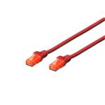 Digitus CAT 6 U-UTP patch cable, Cu, LSZH AWG 26/7, length 0.25 m, color red