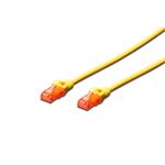 Digitus CAT 6 U-UTP patch cable, Cu, LSZH AWG 26/7, length 0.25 m, color yellow