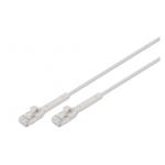 Digitus CAT 6A F-FTP Ohebný propojovací kabel, Cu, TPE-LSZH AWG 32/7, délka 1 m, šedá DK-1632-A-010B
