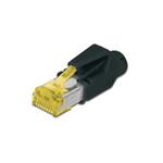 Digitus CAT 6A modular RJ45 Plug, Hirose TM31, 8P8C, shielded, for round cable, incl. hood 100pcs