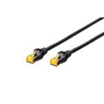 Digitus CAT 6A S-FTP patch cable, Cu, LSZH AWG 26/7, length 1 m, color black