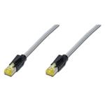 Digitus CAT 6A S-FTP patch cable, DRAKA UC 900 SS FRNC Cat 7,TM31, length 0.5 M, LSOH, AWG 27/7 DK-1643-A-005