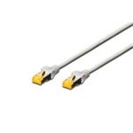 Digitus CAT 6A S-FTP patch cable, LSOH, Cu, AWG 26/7, Length 3m , color grey