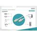 Digitus CAT 6A S-FTP patch cord, Cu, LSZH AWG 26/7, length 2.5 m, color grey DK-1644-A-025