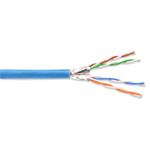 DIGITUS CAT 6A U-FTP installation cable, raw, length 305 m, drum, AWG 23/1 LSZH-1, simplex, color blue DK-1623-A-VH-305