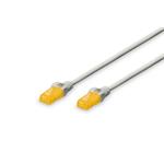Digitus CAT 6A U-UTP patch cable, Cu, LSZH AWG 26/7, length 0.5 m, color grey