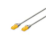 Digitus CAT 6A U-UTP patch cable, Cu, LSZH, AWG 26/7, length 1 m, color grey