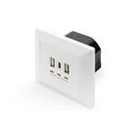 DIGITUS Charger Box for Smartphones / Tablets with 2 x USB A, 1 x USB Type-C™, 3100 mA, UP DA-70618