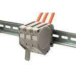 Digitus DIN-Rail adapter for 1x Keystone Modules IP20, inclusive labeling field, dust cover, earthing spring, s AN-25186