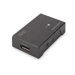 Digitus DisplayPort Repeater up to 20 m (Full HD), up to 13 m (4K Resolution), metal housing, EQ, LED DS-52900