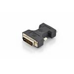Digitus DVI adapter, DVI(24+5) - HD15 M/F, DVI-I dual link, bl DB-320504-000-S