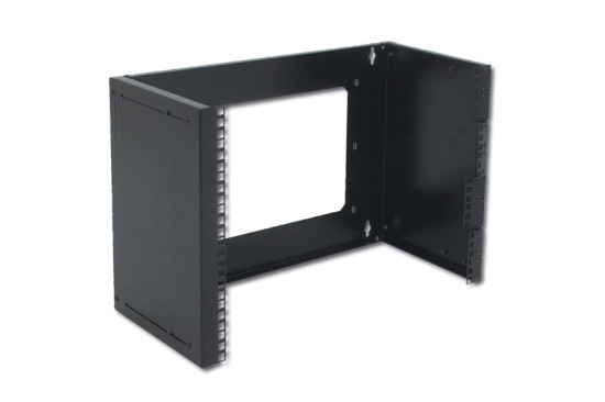 Digitus Ecoline 8U 19" otevřený rám pro montáž na stěnu, černý DN-19 PB-8U-SW