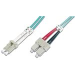 Digitus Fiber Optic Patch Cable, LC to SC, Multimode 50/125 µ, Duplex, Class OM3 10 m DK-2532-10/3